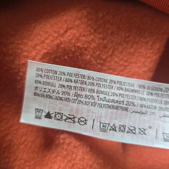 Disney Aulani Hawaii 2023 Mickey Mouse Retro Sweatshirt Mens Size L Brick Orange - Picture 5 of 7